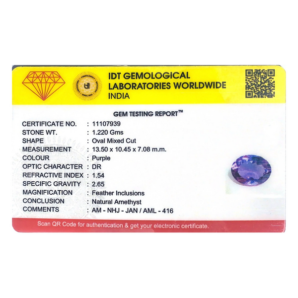 Amethyst - 6.1 Carat
