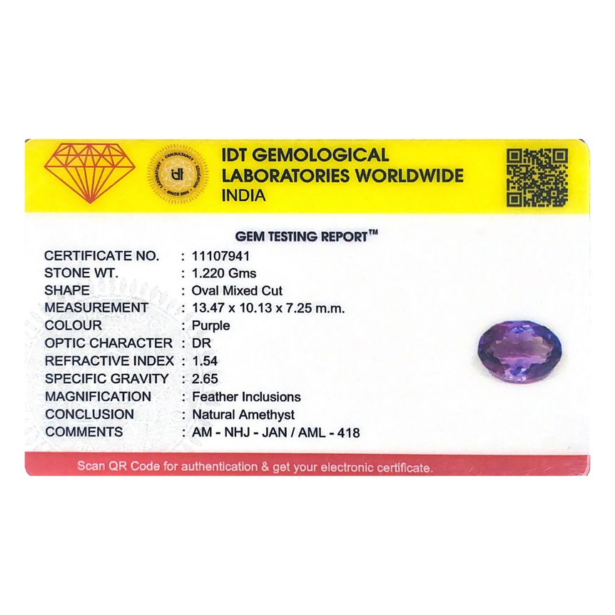 Amethyst - 6.1 Carat
