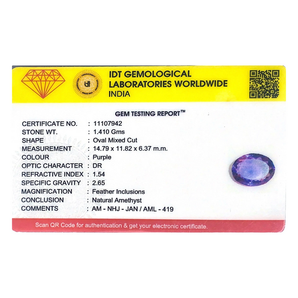 Amethyst - 7.05 Carat