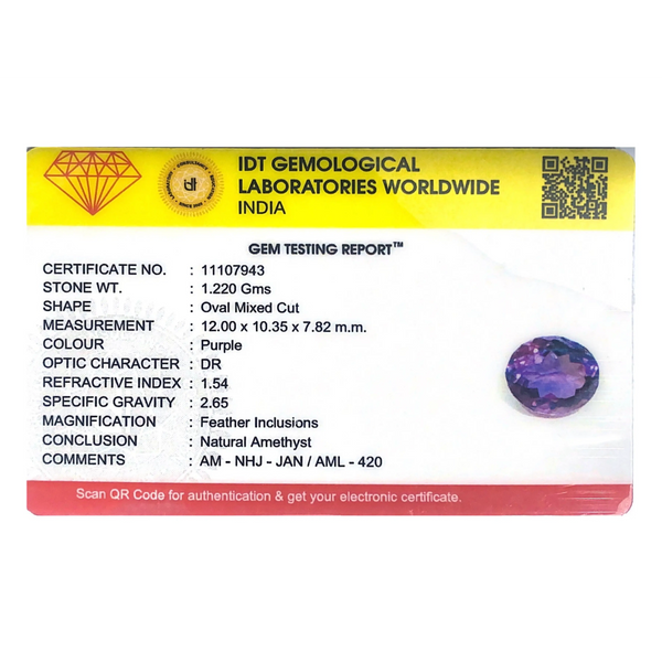 Amethyst - 6.1 Carat