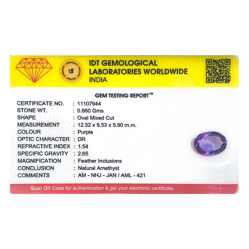 Amethyst - 4.3 Carat