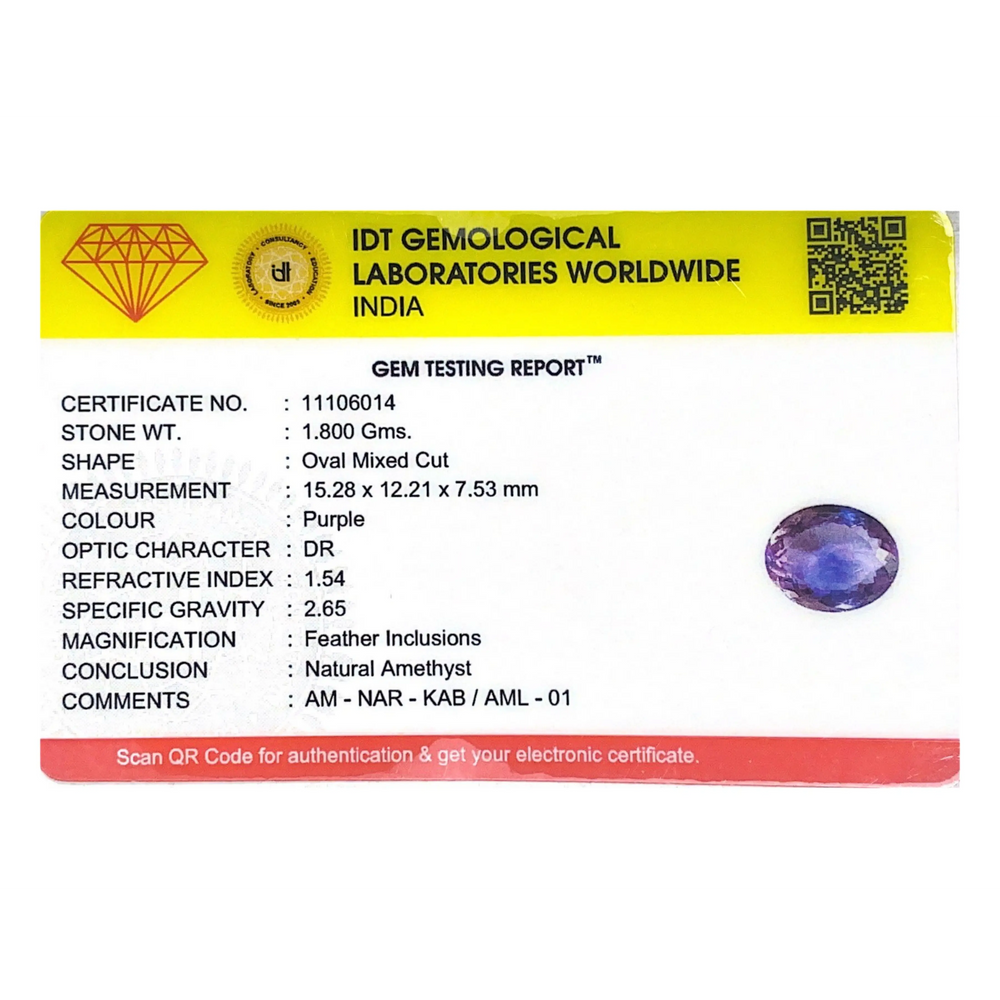 Amethyst - 9 Carat