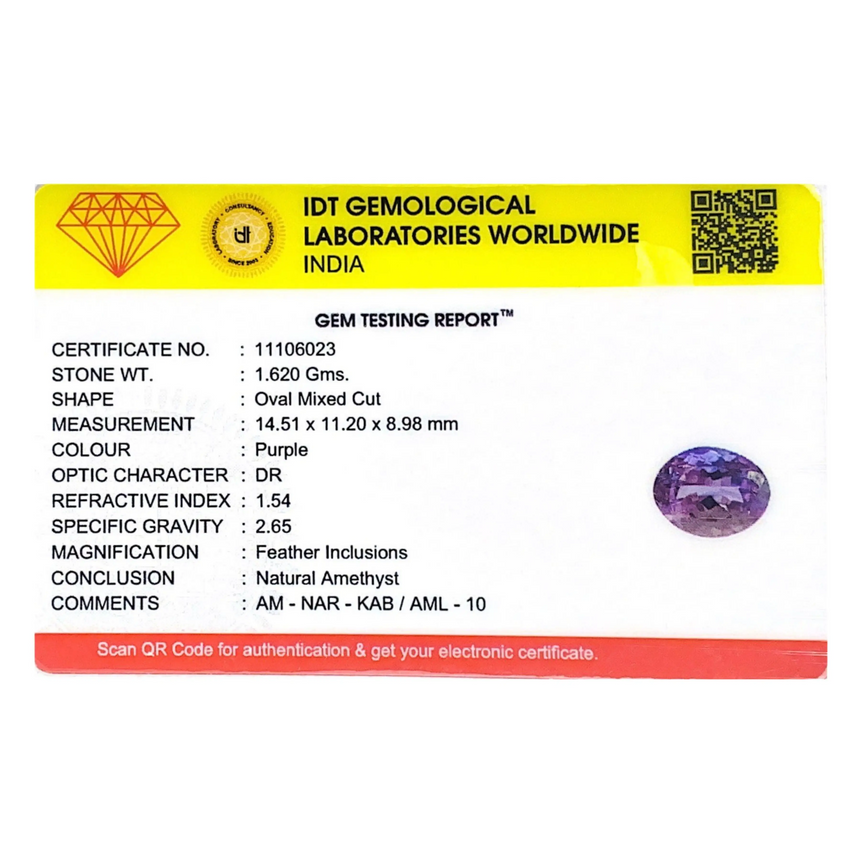 Amethyst - 8.1 Carat
