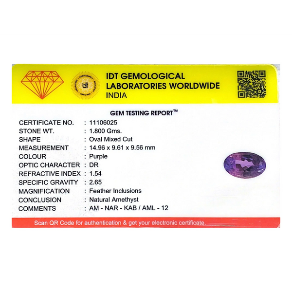 Amethyst - 9 Carat