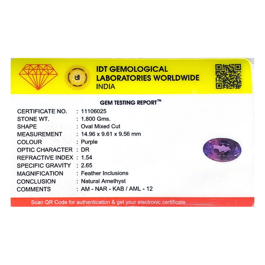Amethyst - 9 Carat