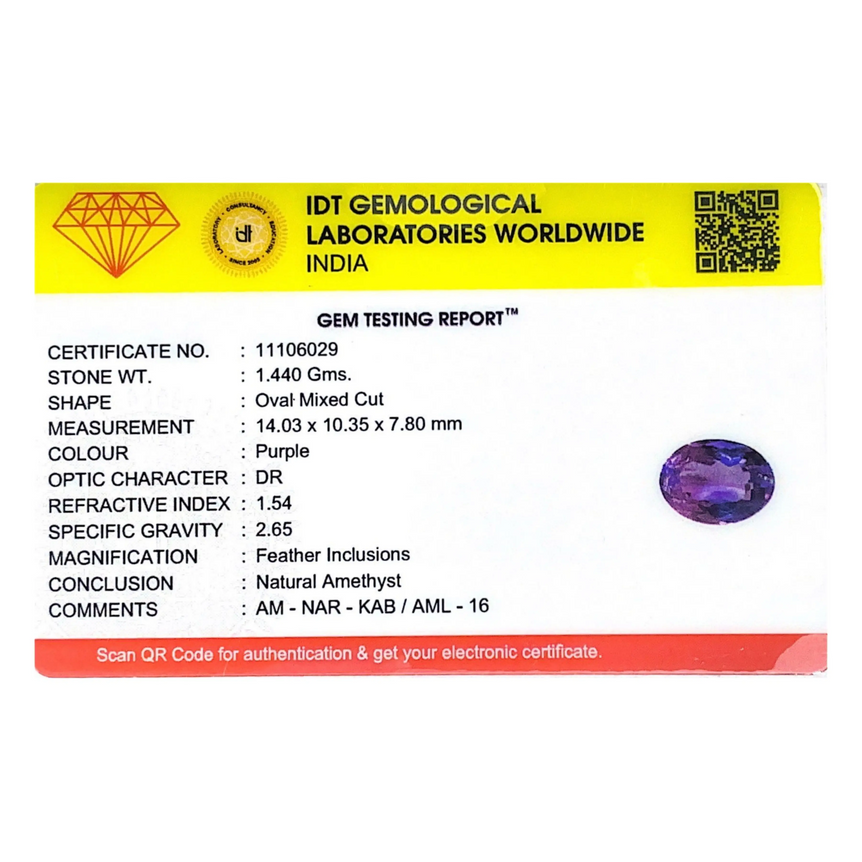 Amethyst - 7.2 Carat