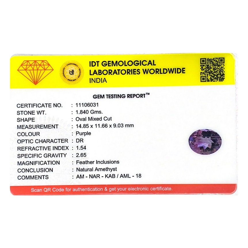 Amethyst - 9.2 Carat