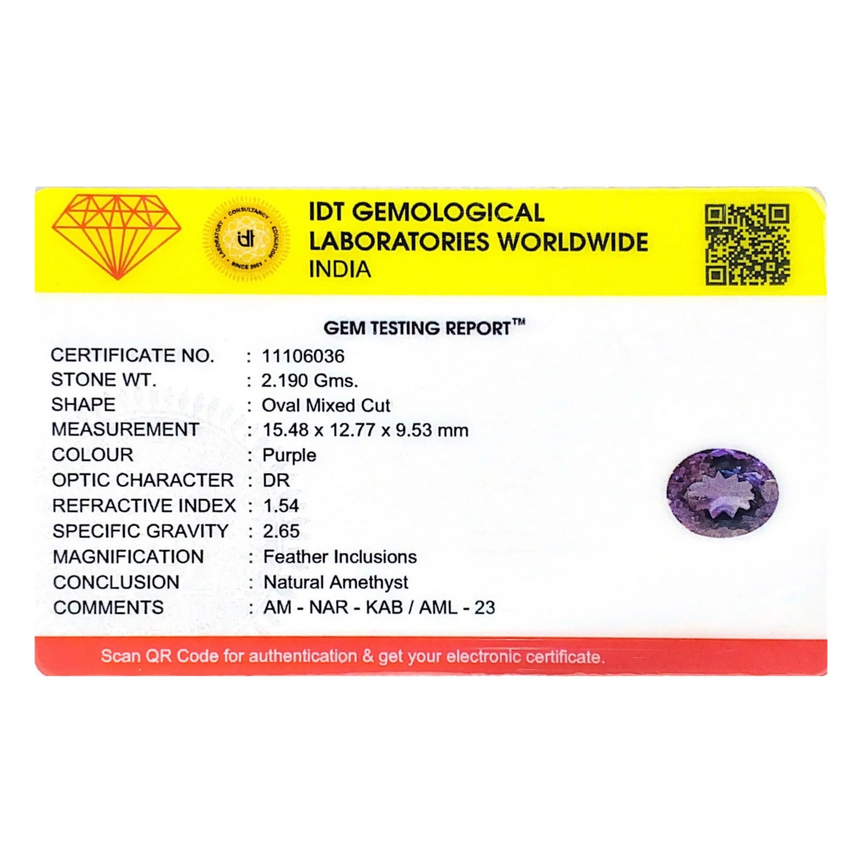 Amethyst - 10.95 Carat
