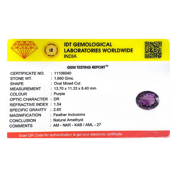Amethyst - 8.3 Carat