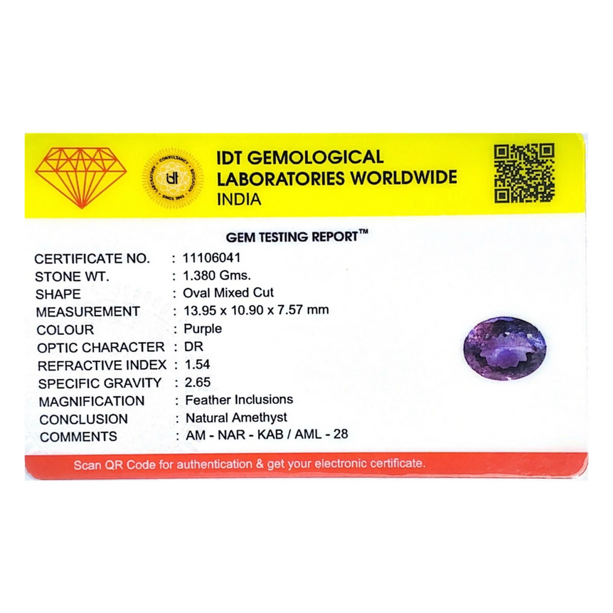 Amethyst - 6.9 Carat