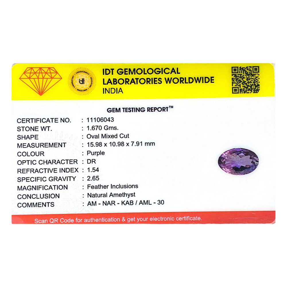 Amethyst - 8.35 Carat