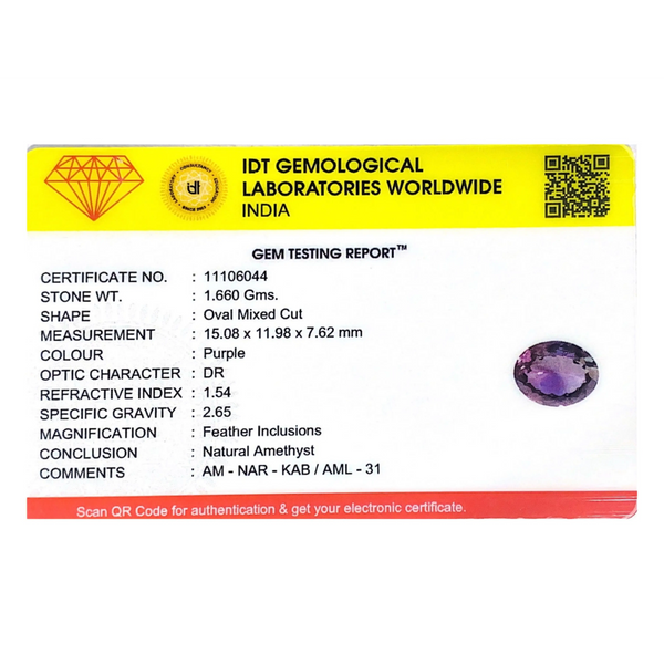 Amethyst - 8.3 Carat