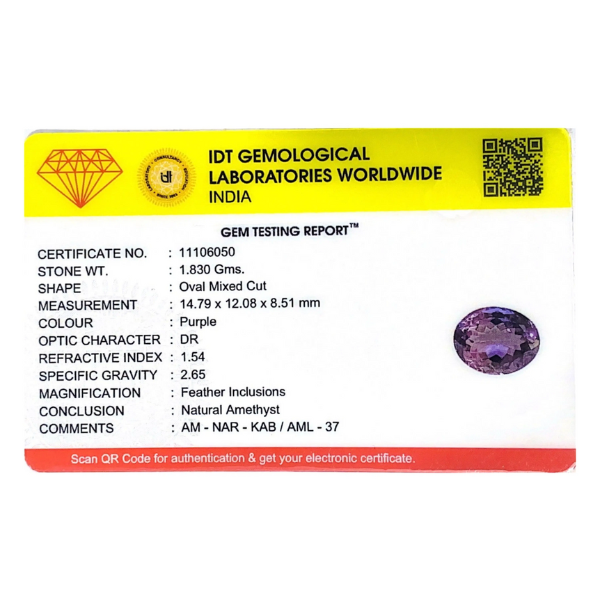 Amethyst - 9.15 Carat