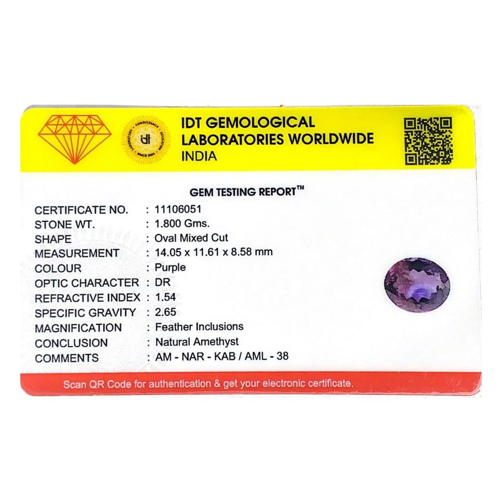 Amethyst - 8.95 Carat