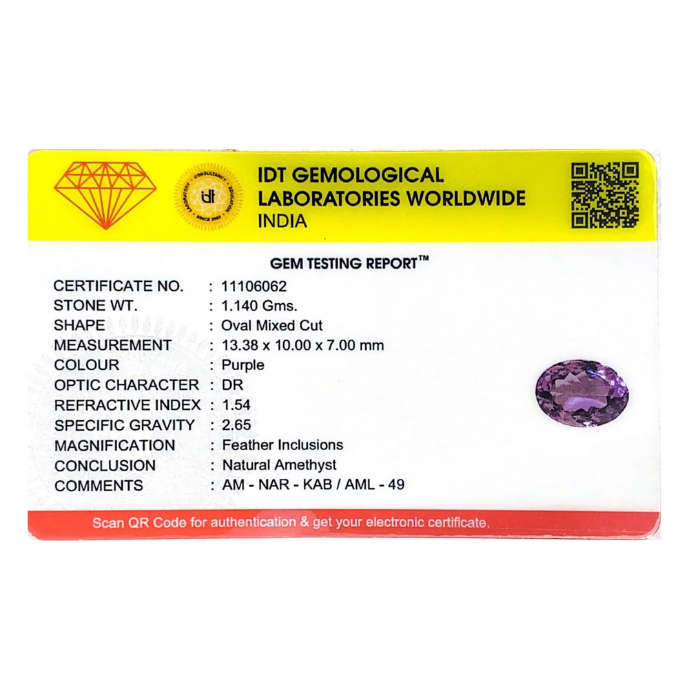 Amethyst - 5.7 Carat