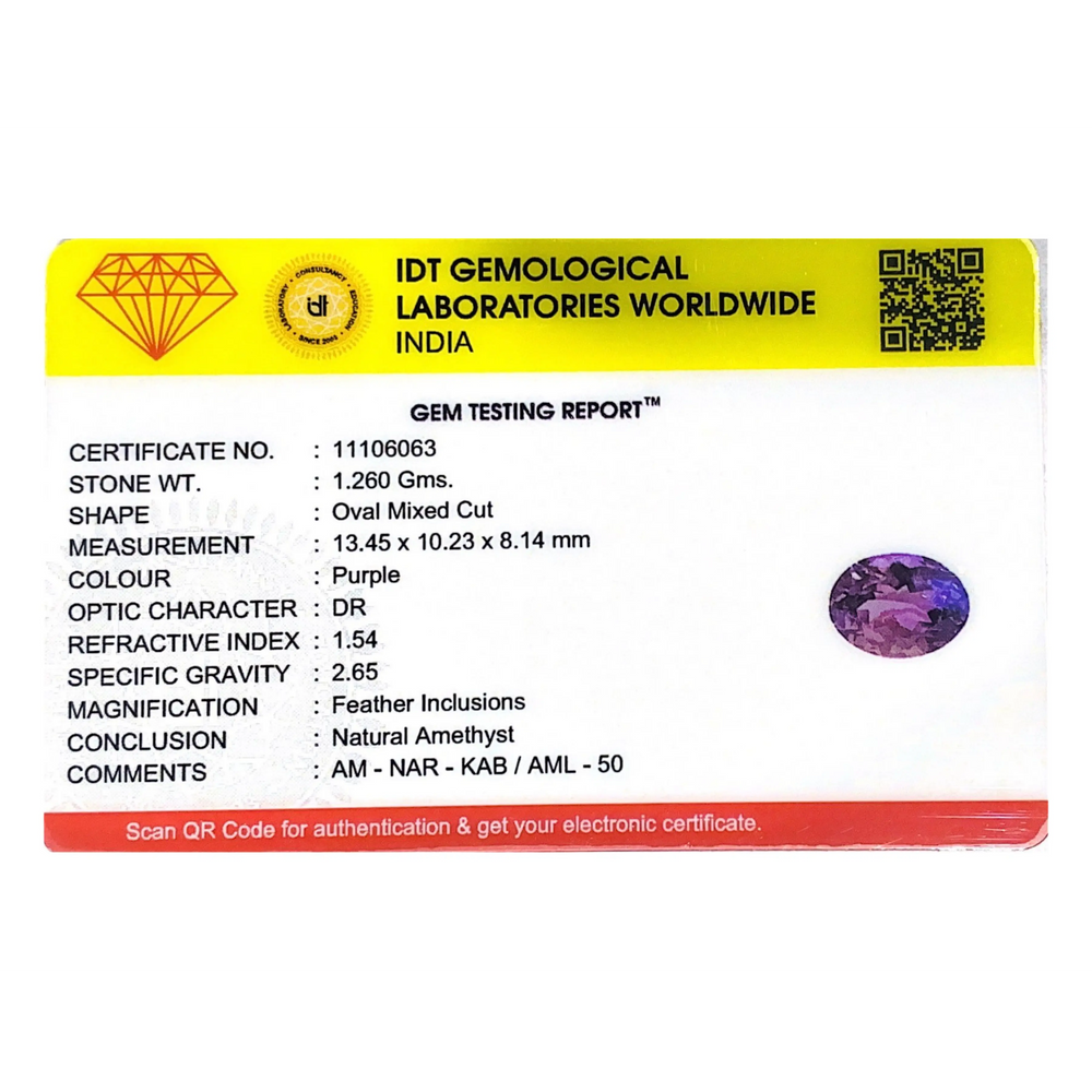 Amethyst - 6.3 Carat