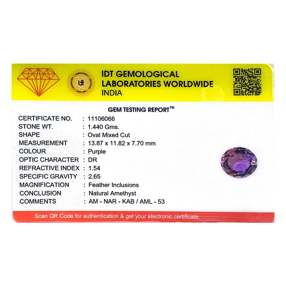 Amethyst - 7.15 Carat