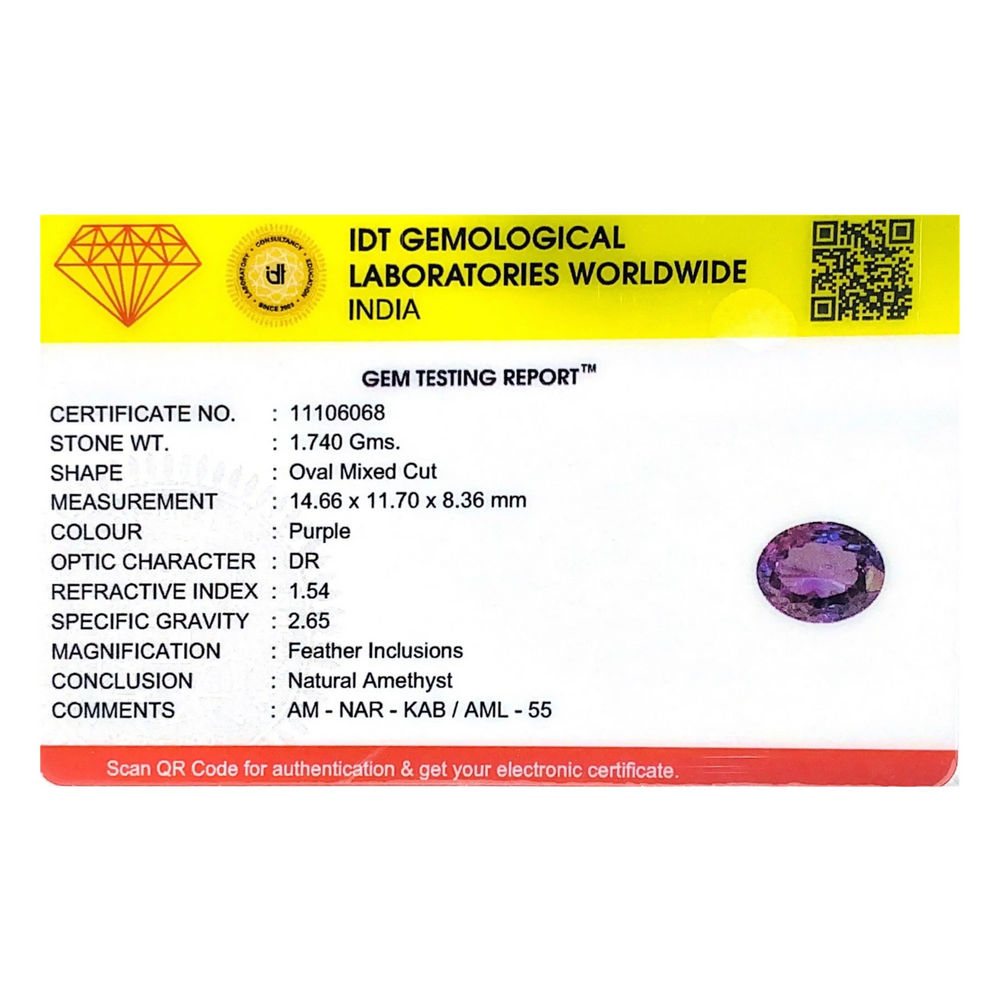 Amethyst - 8.7 Carat