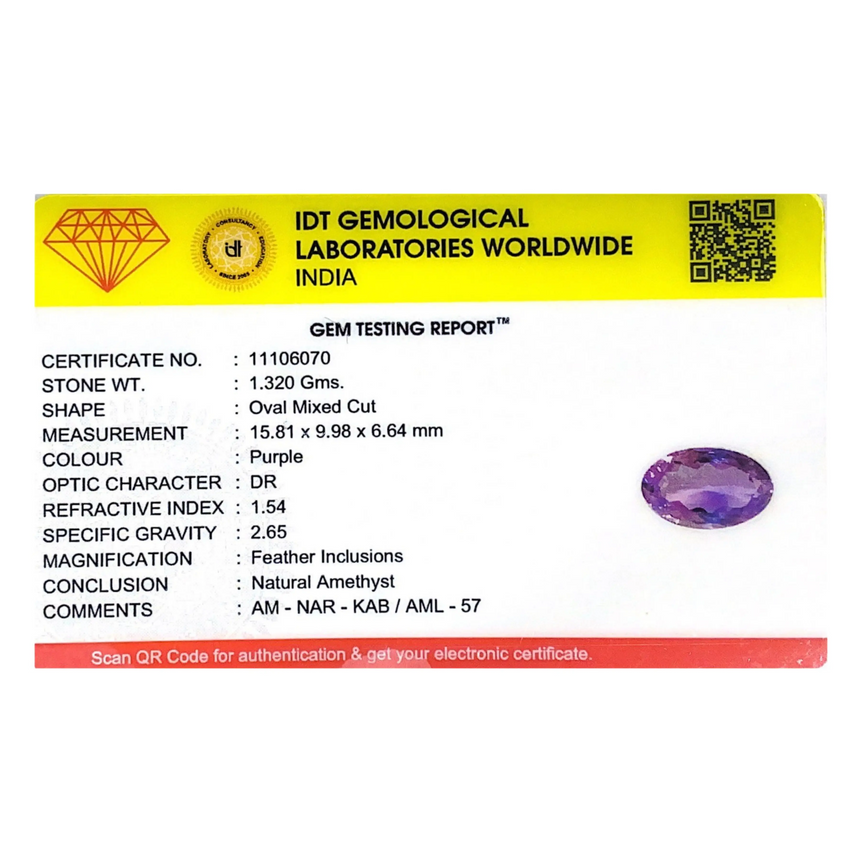 Amethyst - 6.6 Carat
