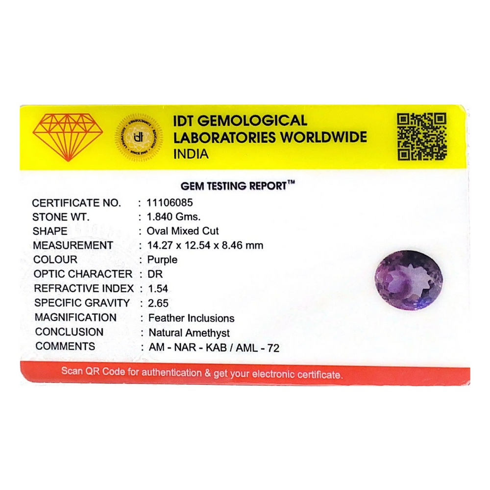 Amethyst - 9.2 Carat