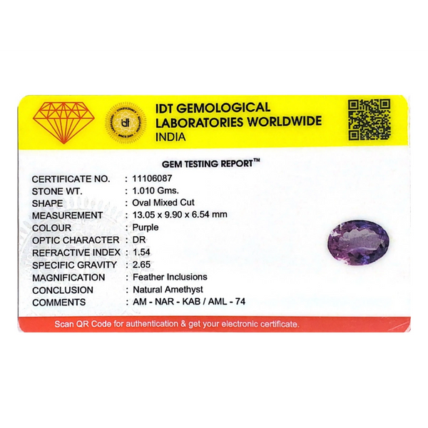 Amethyst - 5.05 Carat