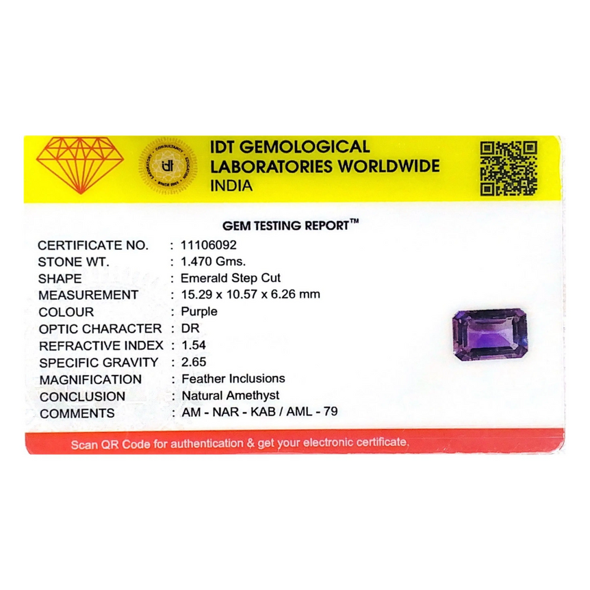 Amethyst - 7.35 Carat