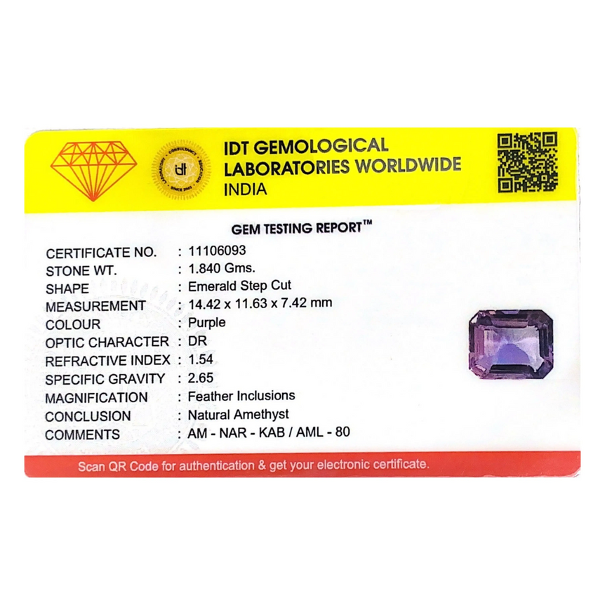 Amethyst - 9.2 Carat