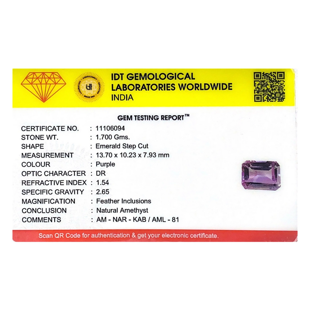 Amethyst - 8.5 Carat