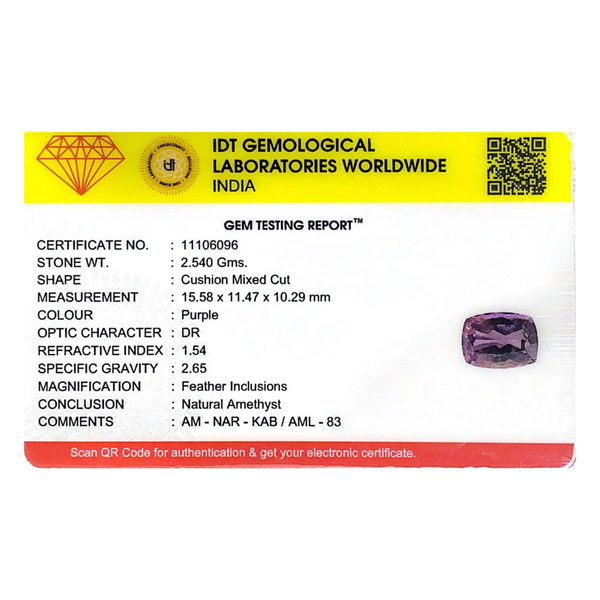 Amethyst - 12.7 Carat