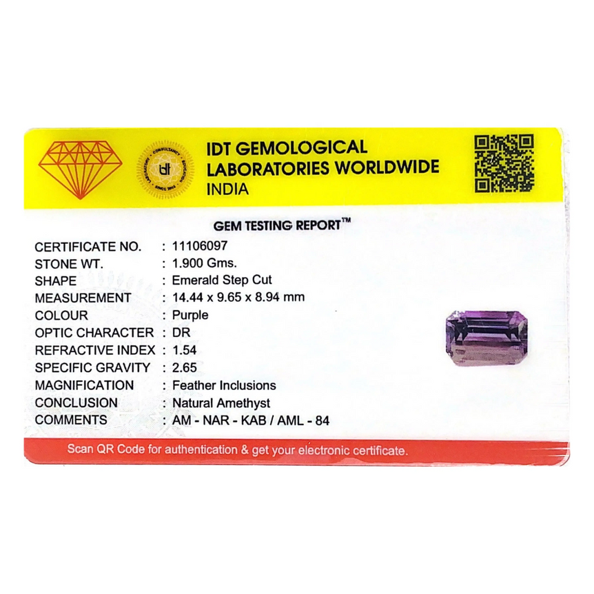 Amethyst - 9.5 Carat