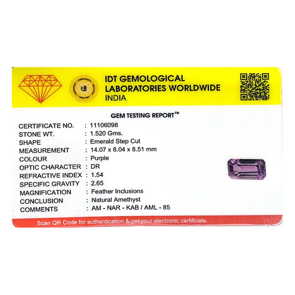 Amethyst - 7.6 Carat