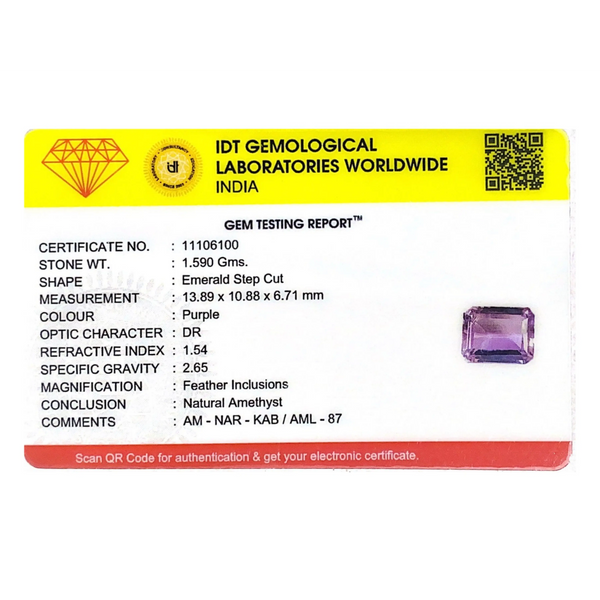 Amethyst - 7.95 Carat