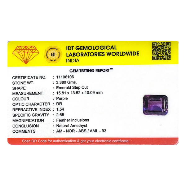 Amethyst - 16.9 Carat