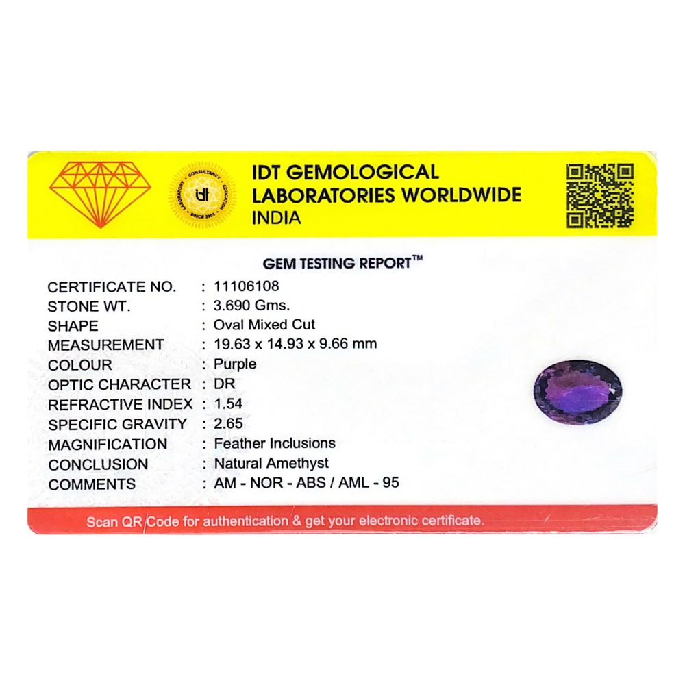 Amethyst - 18.45 Carat