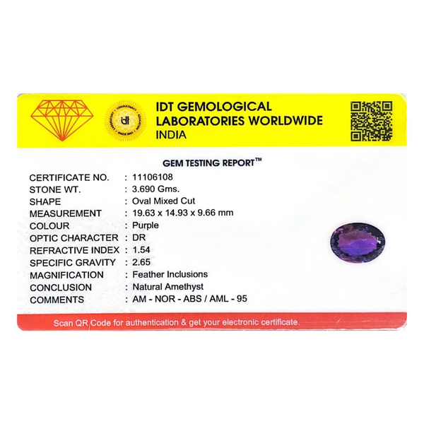 Amethyst - 18.45 Carat