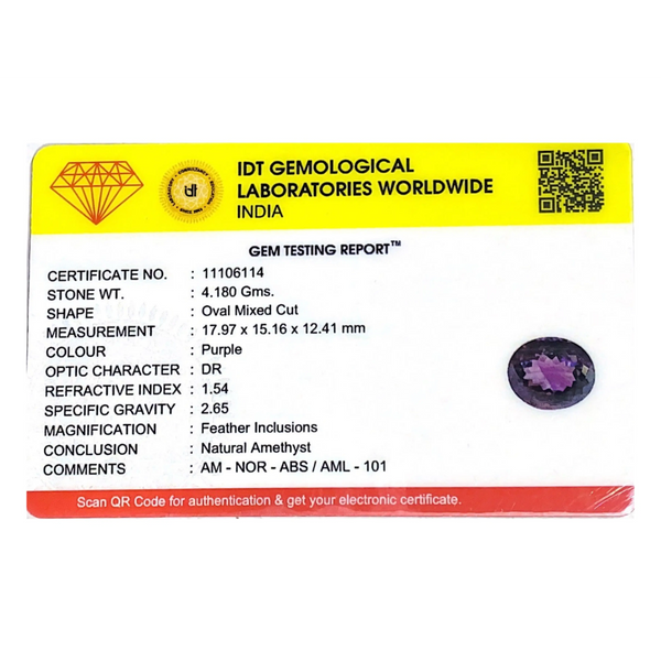 Amethyst - 20.9 Carat
