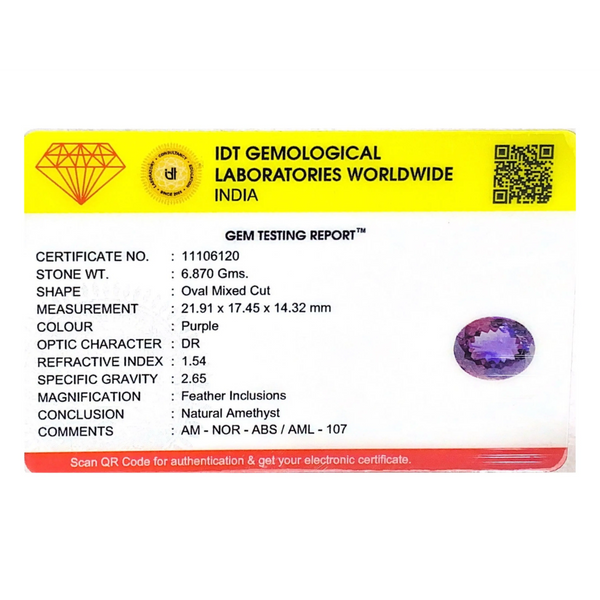 Amethyst - 34.35 Carat