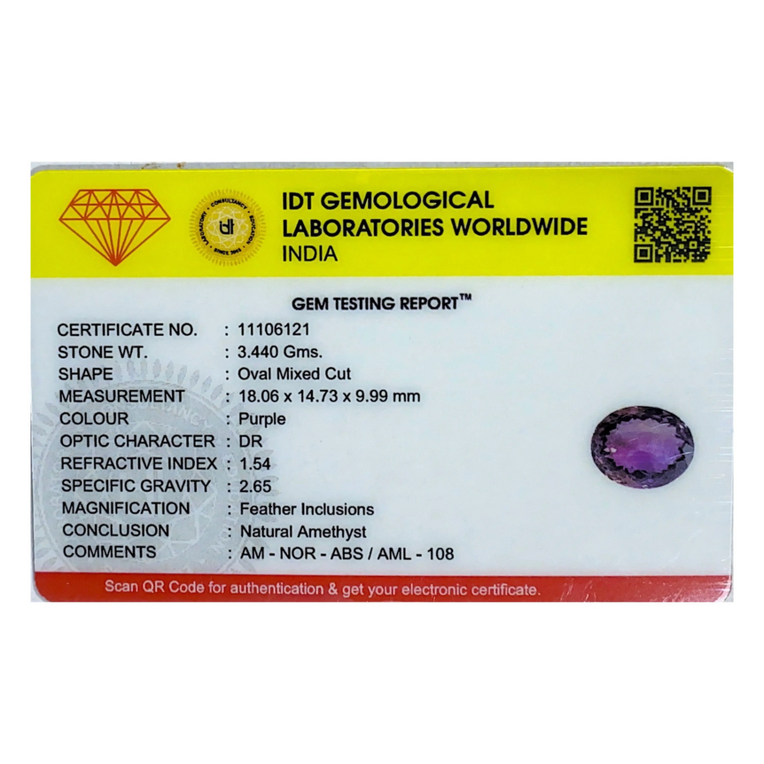 Amethyst - 17.2 Carat