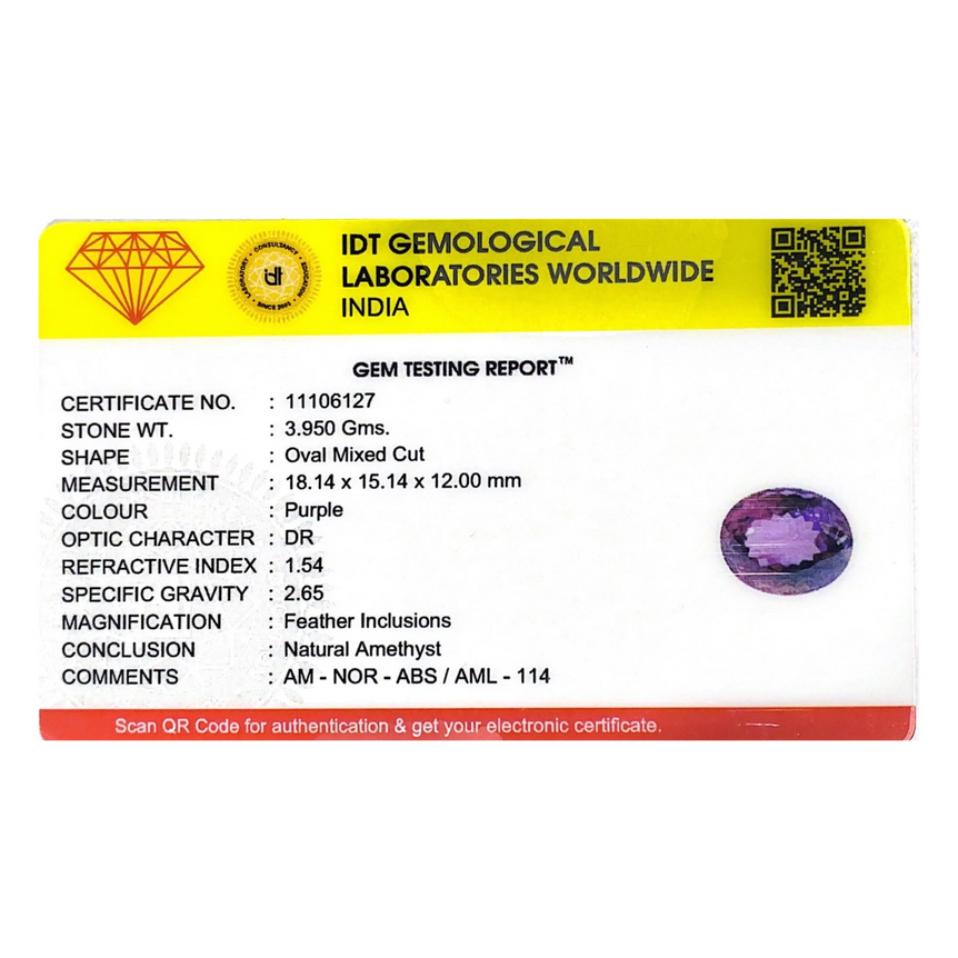Amethyst - 19.75 Carat
