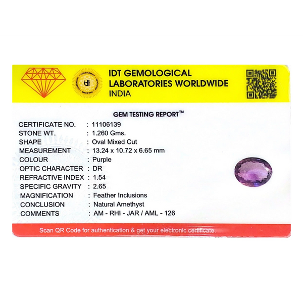Amethyst - 6.25 Carat
