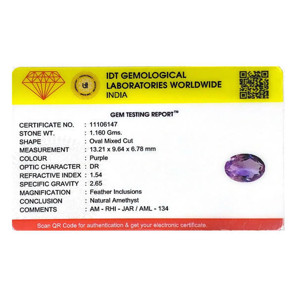 Amethyst - 5.8 Carat