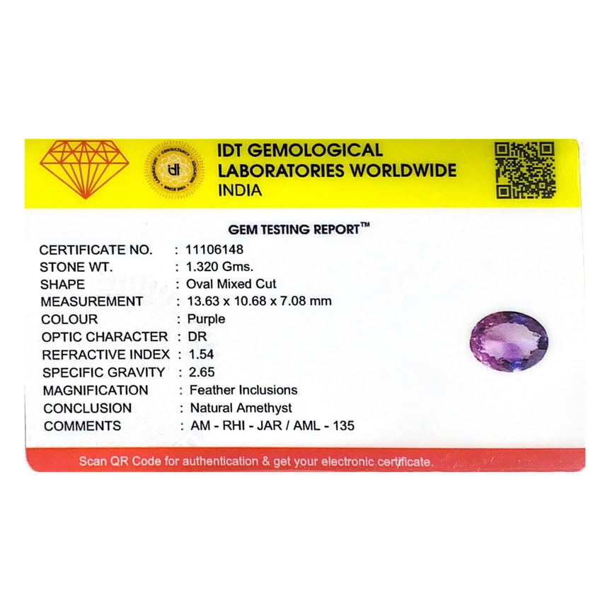 Amethyst - 6.6 Carat