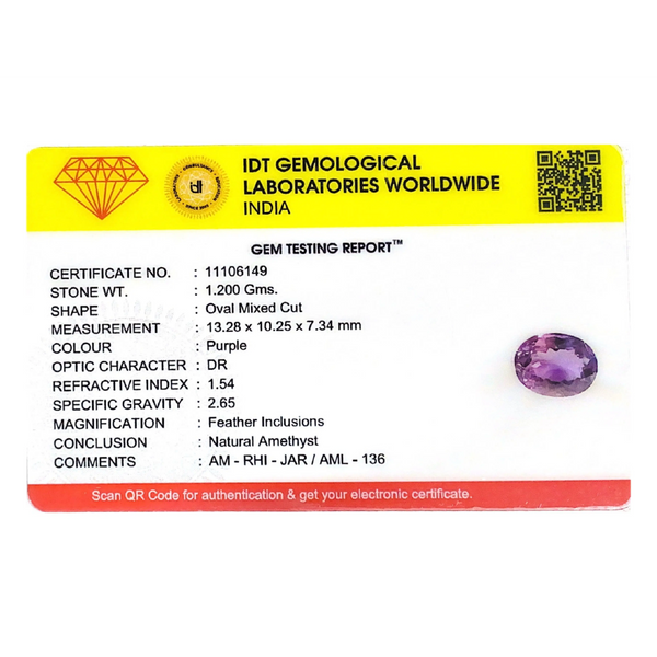 Amethyst - 6 Carat