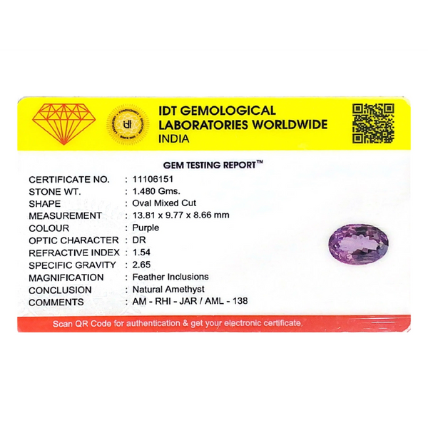Amethyst - 7.4 Carat