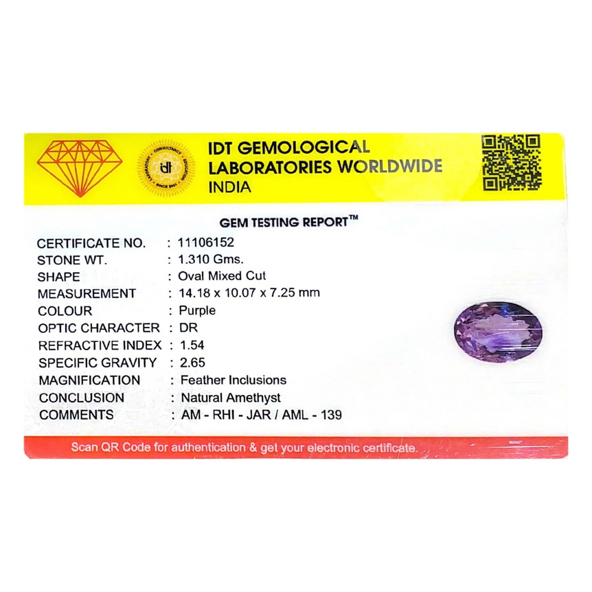 Amethyst - 6.55 Carat