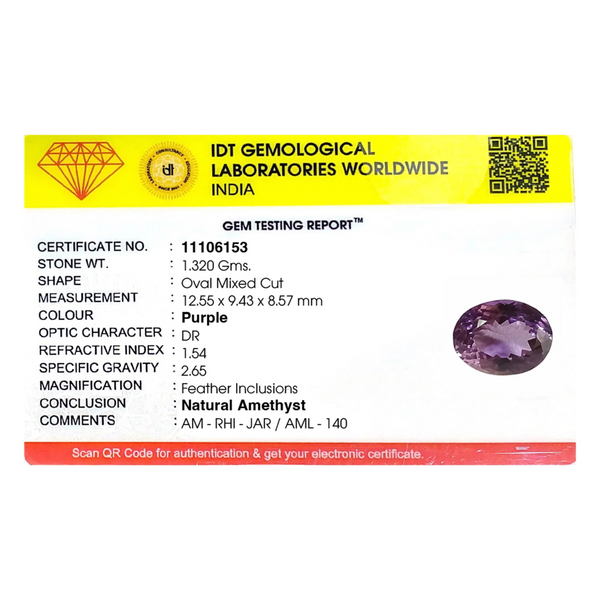 Amethyst - 6.6 Carat