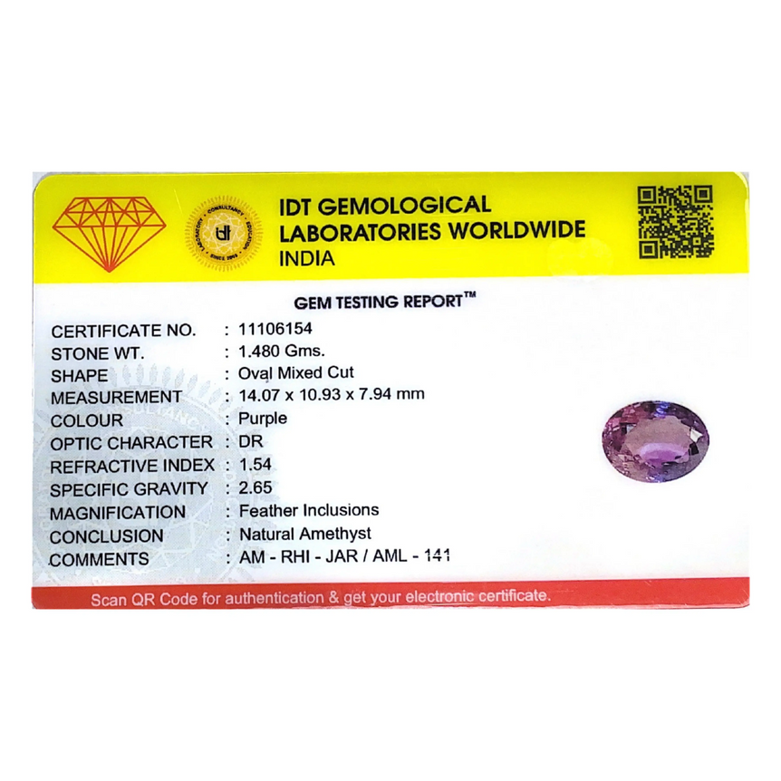 Amethyst - 7.4 Carat