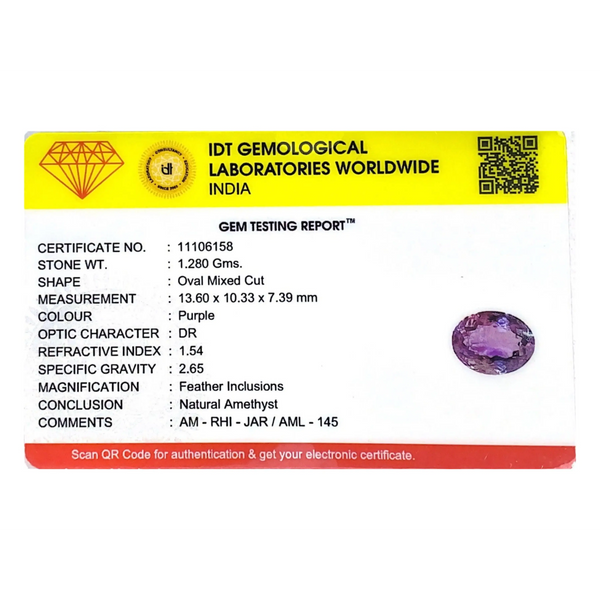 Amethyst - 6.4 Carat