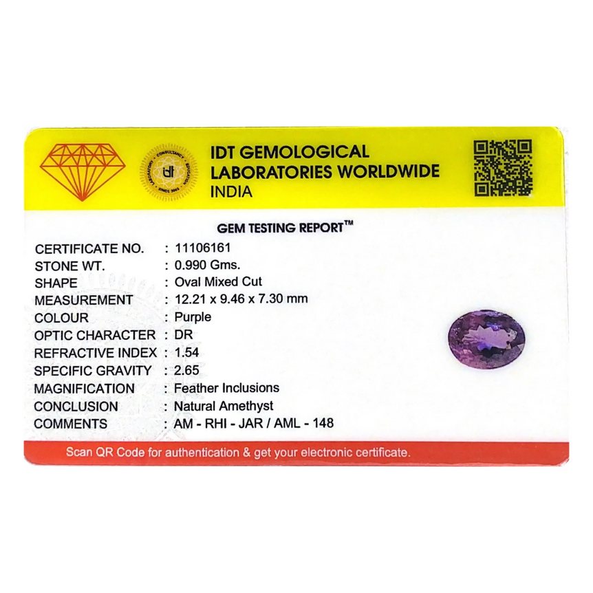 Amethyst - 4.95 Carat