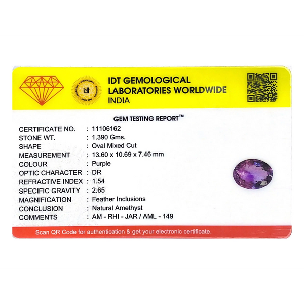 Amethyst - 6.95 Carat